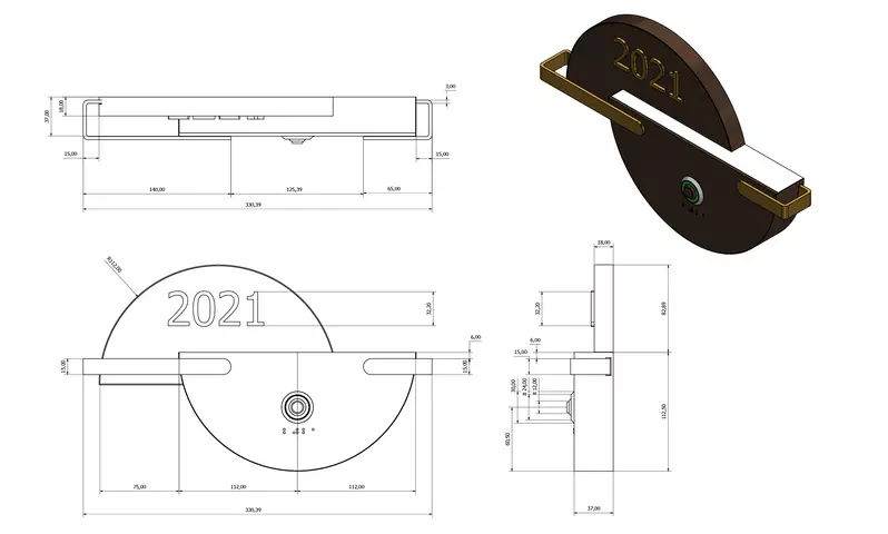 Diseño industrial numero habitación