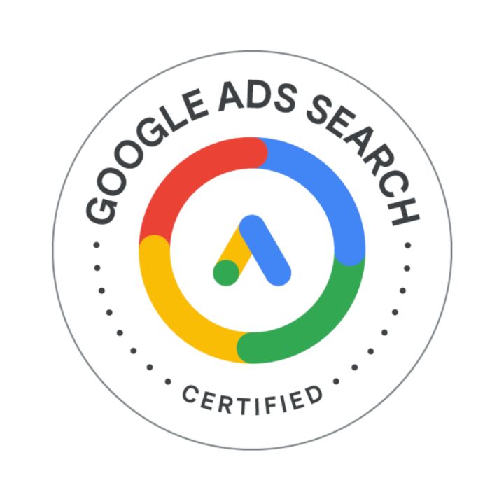 Certificación Google Ads Search de Tachuela, agencia Google Partner en México